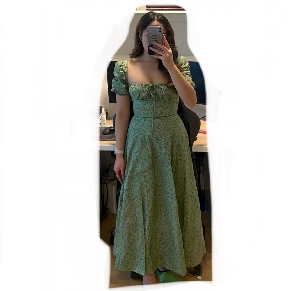 House of CB tallulah floral milkmaid dress